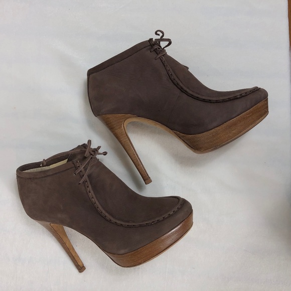 Alexandre Birman Shoes - Alexandre Birman Brown Suede Stiletto Booties